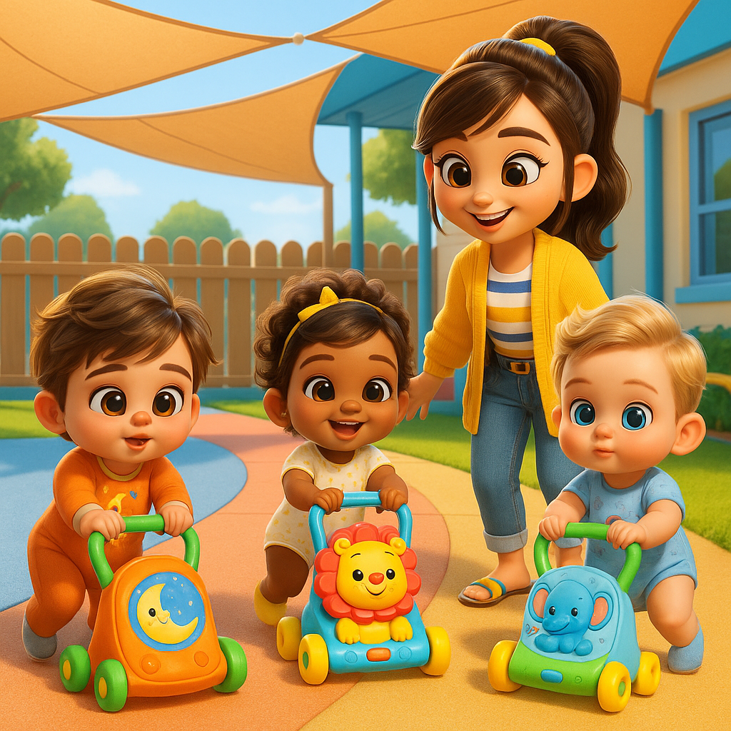 Fort Lauderdale preschools - Teacher helping children at daycare center