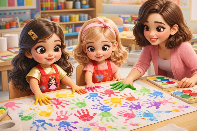 26. Hand painting Banner